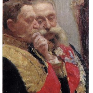 Старая открытка Портрет И.Л.Горемыкина и Н.Н.Герарда
