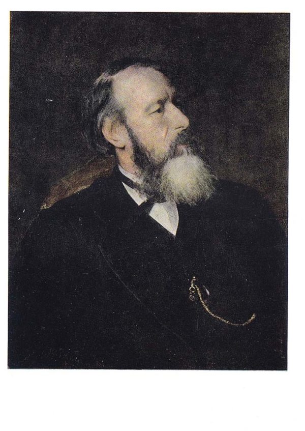 Старая открытка Портрет В.В.Стасова
